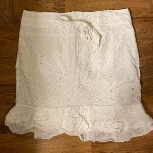 White Lace Dynamite Skirt